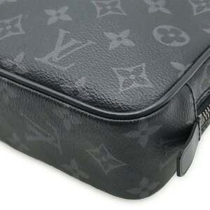 LOUIS VUITTON Monogram Eclipse Toiletto PM Travel Pouch/Clutch Bag M43384